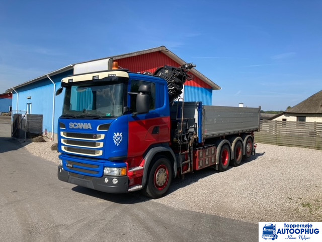 Scania G450 8X4 - Kran og tiplad - HIAB 244 EP-5